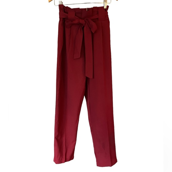 Paperbag pants cropped elastic waist  XS - Picture 5 of 7